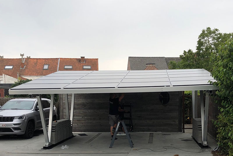 bãi đậu xe năng lượng mặt trời ở Bỉ
